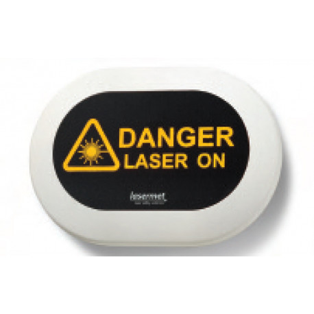 LED laser warning signs
